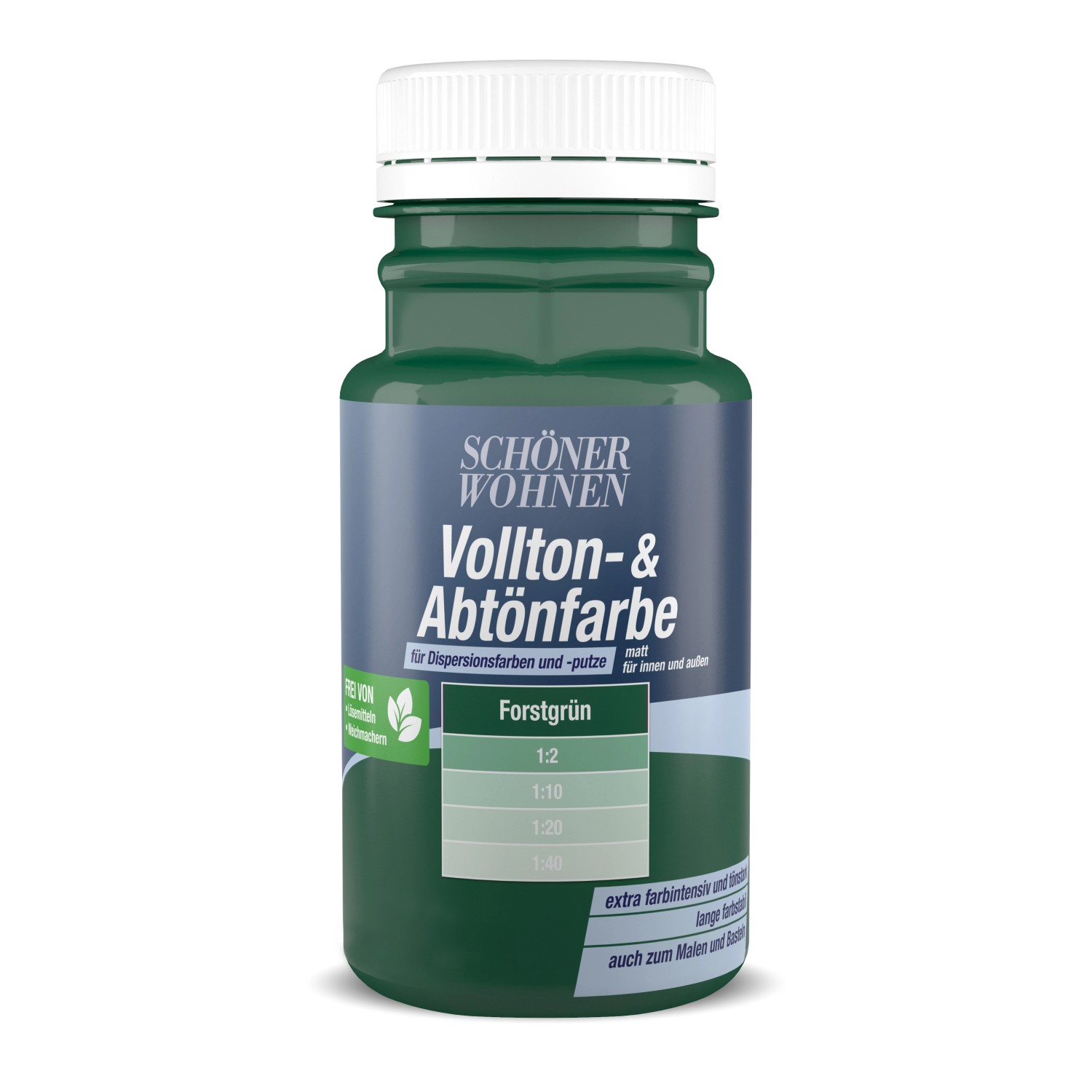 Schöner Wohnen Voll- und Abtönfarbe Forstgrün 125 ml