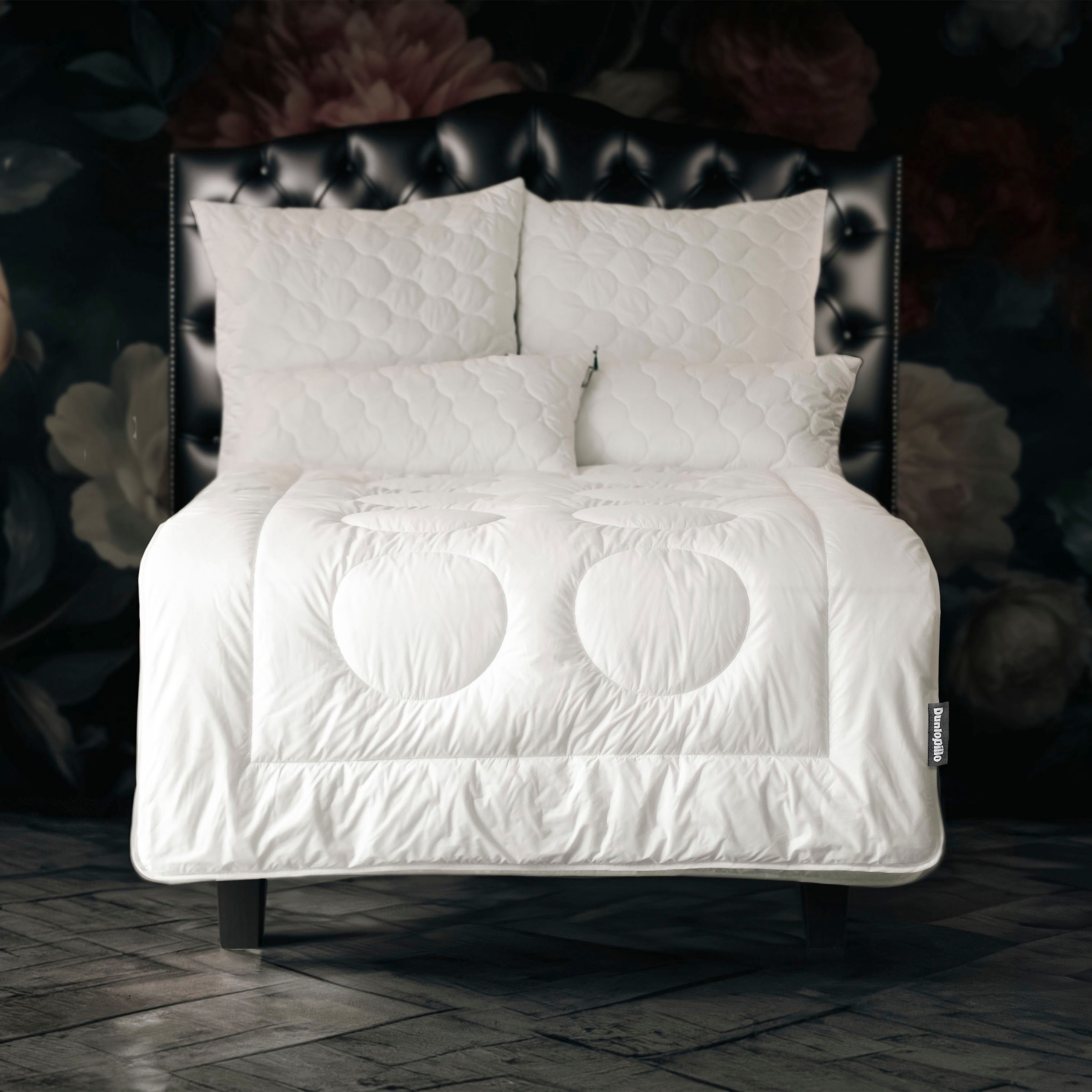 Dunlopillo Baumwollbettdecke »Fusion, Bettdecken für Sommer und Winter« leicht Füllung Polyester 1 Stk. tlg. Bettdecke 135x200 cm, 155x220 cm, Dunlofill® Helix-Micro-Faser, Decke