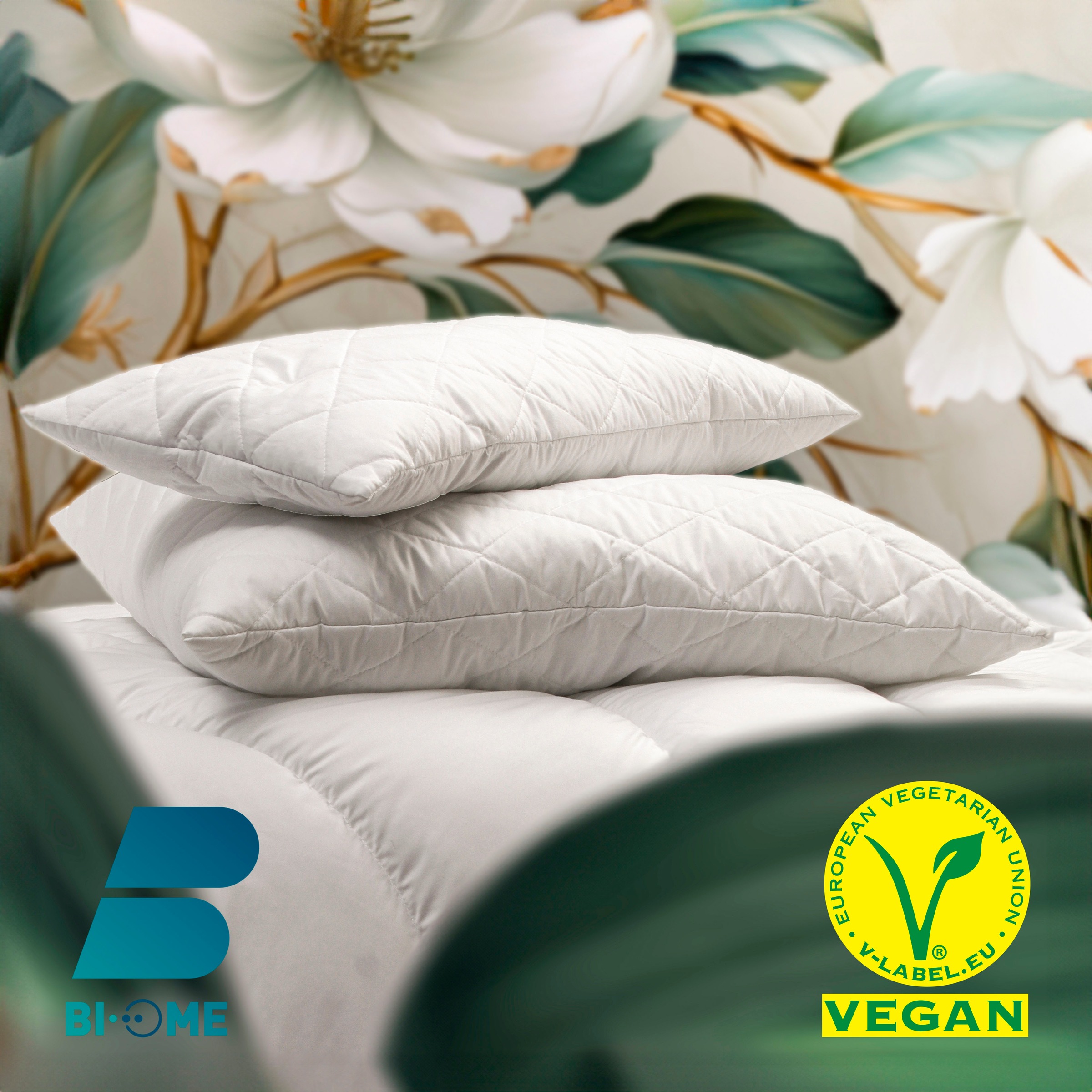 John Cotton Microfaserkissen »Anna, Kopfkissen vegan, 40x80, 80x80, tierfreundlich und luxuriös« Füllung: 100% Polyester 1 Stk. tlg. Hochwertige, hypoallergene Füllung. Atmungsaktiv und pflegeleicht