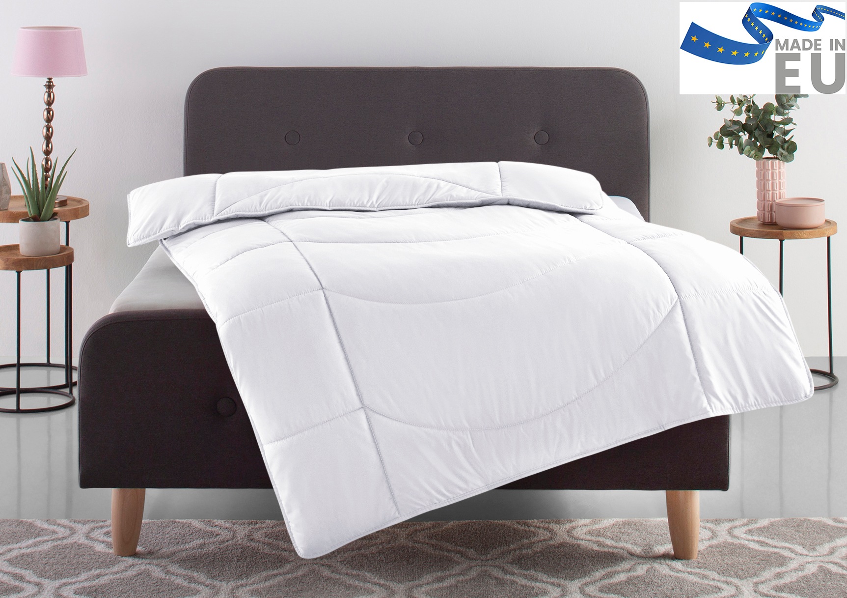 my home Microfaserbettdecke »Microlux, Bettdecke 135x200 cm, 155x220 cm, 200x200 cm« leicht Füllung Polyester3D-Klimafaser 1 Stk. tlg. Bettdecken in 4 Farben, Sommer, Winter, 4 Jahreszeiten, Decke