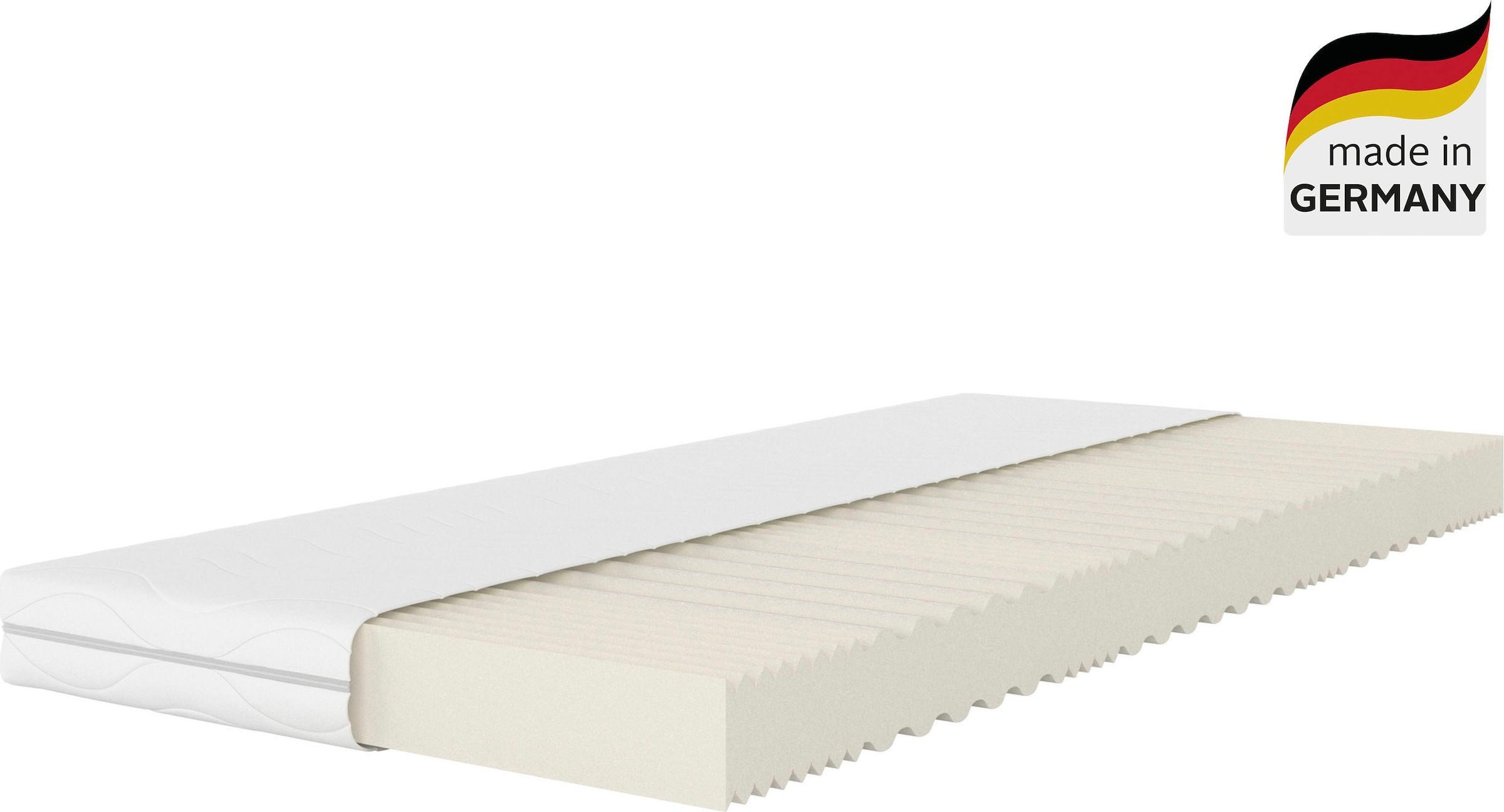 Älgdröm Komfortschaummatratze »Fjord, 7-Zonen Matratze 90x200 cm, 140x200 cm & weitere Größen« 13 cm hoch Raumgewicht: 27 kg/m³ 1 Stk. tlg. Matratze, atmungsaktiv, allergiker geeignet (für Hausstauballergiker)