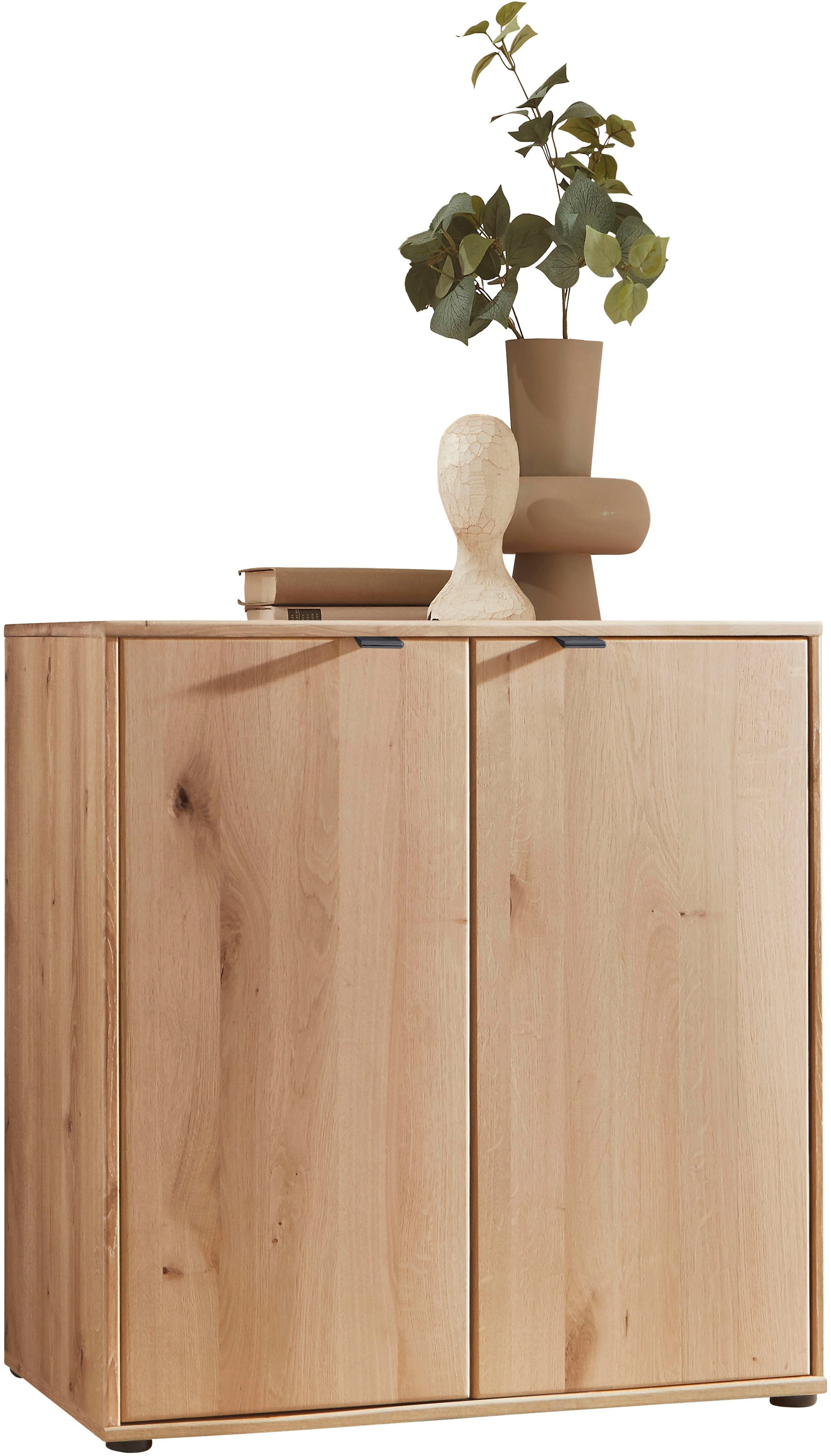 WIEMANN Kommode »Cardiff Sideboard, Wäscheschrank, teilmassiv Bianco-Eiche, 80 cm« Kommode 80x86x43 cm, braun, mit Dämpfung, MADE IN GERMANY, verschiedenen Ausführungen, inklusive Einlegeboden