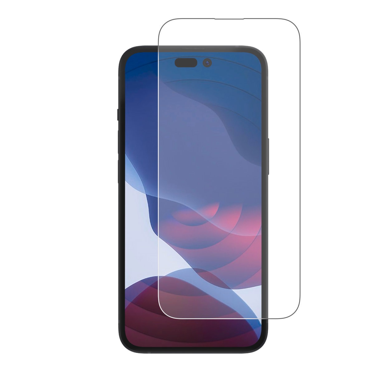 4smarts Displayschutzglas »Second Glass 2.5D« für Apple iPhone 13/13 Pro;Apple iPhone 14;Apple iPhone SE (4. Gen) Displayschutzfolie, Schutzfolie, Bildschirmschutz, kratz- & stoßfest