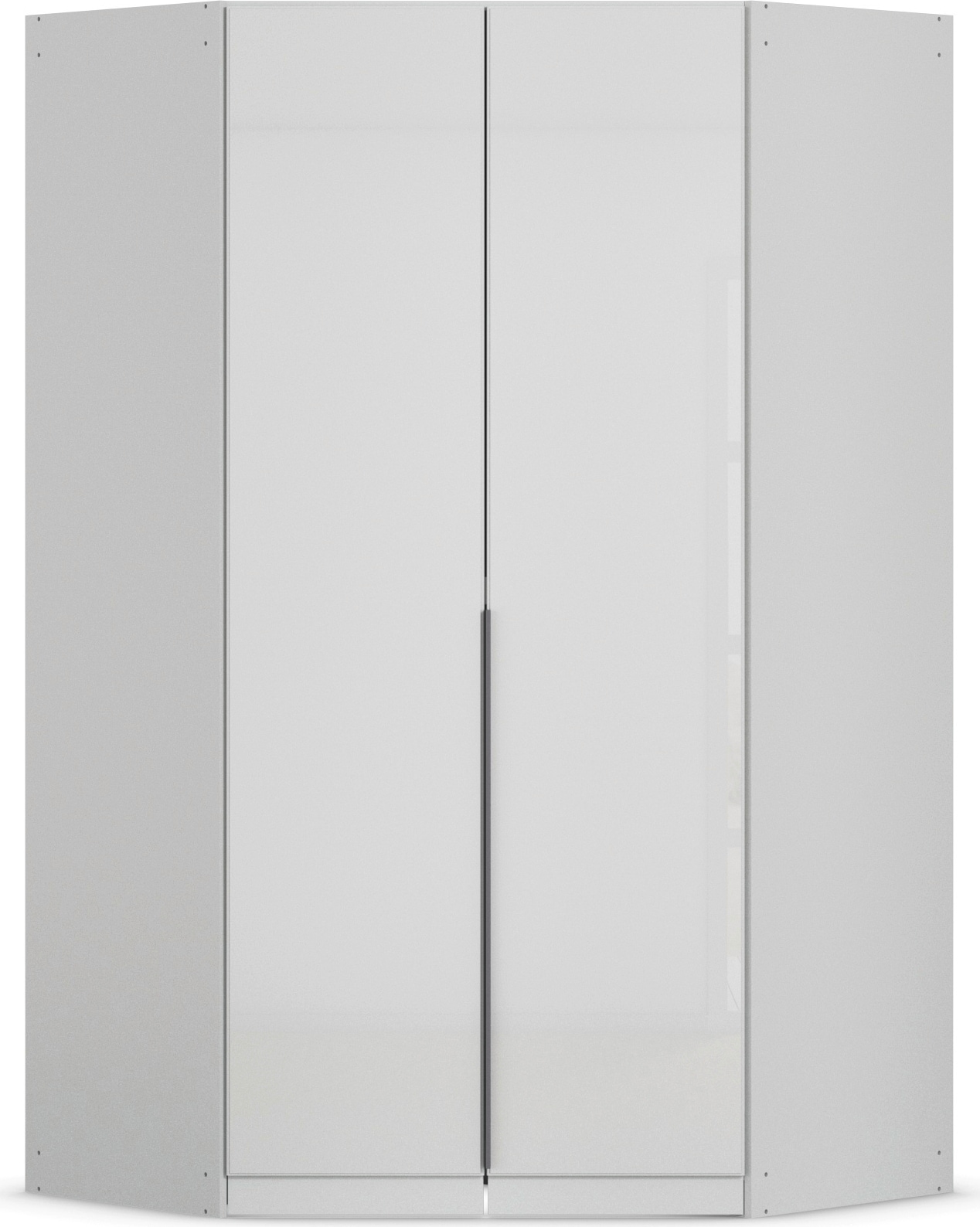 rauch Eckkleiderschrank »Kleiderschrank Schrank Ankleidezimmer Schlafzimmer Garderobe AGORDO« in zwei Griff-Farben, mit Glastüren, voll ausgestattet mit viel Stauraum MADE IN GERMANY