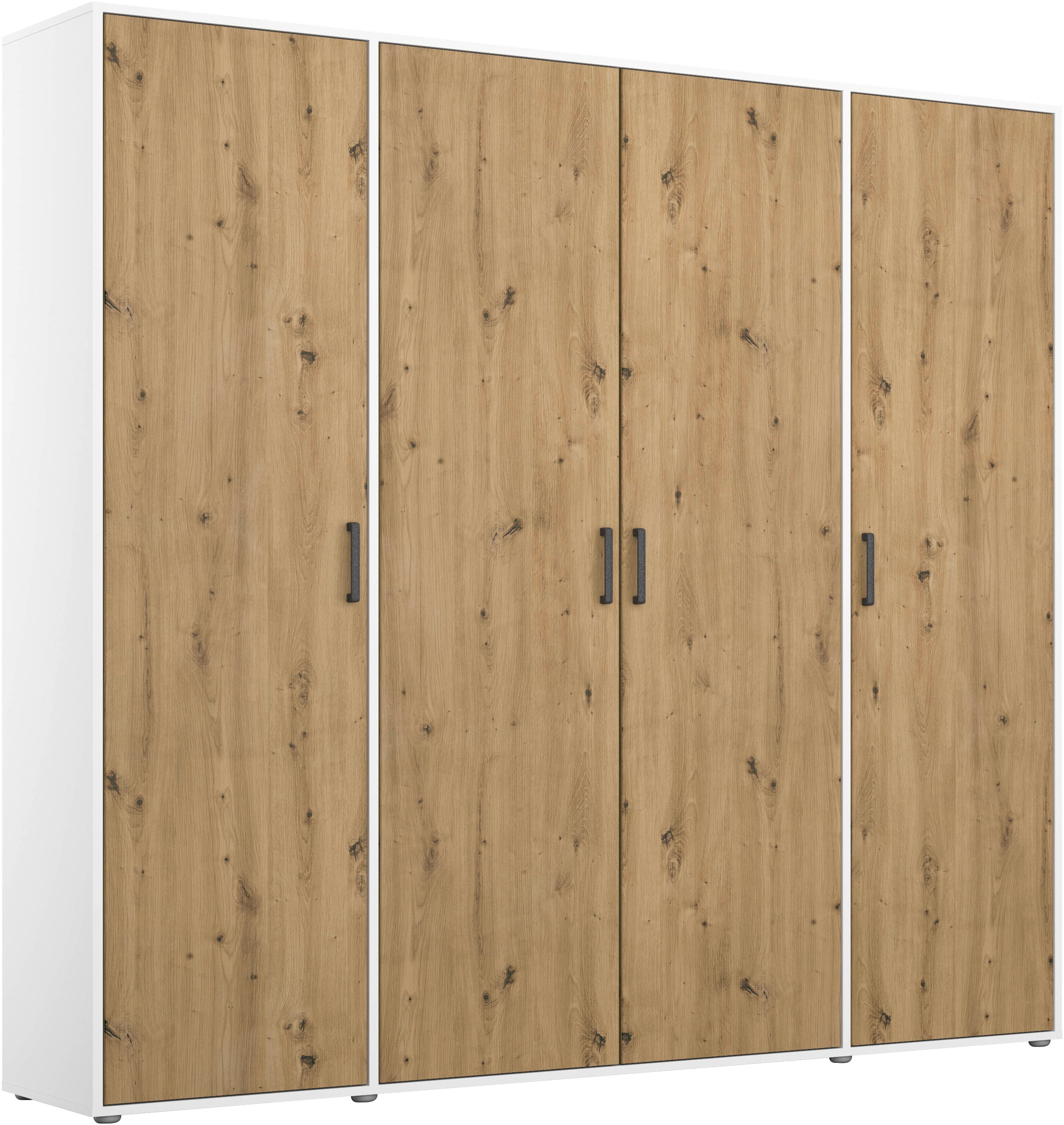 rauch Kleiderschrank »VOYAGER Otto´s Choice Garderobe Wäscheschrank TOPSELLER Schlafzimmer« in 3 verschiedenen Ausstattungen BASIC/CLASSIC/PREMIUM, Schrank mit modernen Griffen in viel Stauraum MADE IN GERMANY