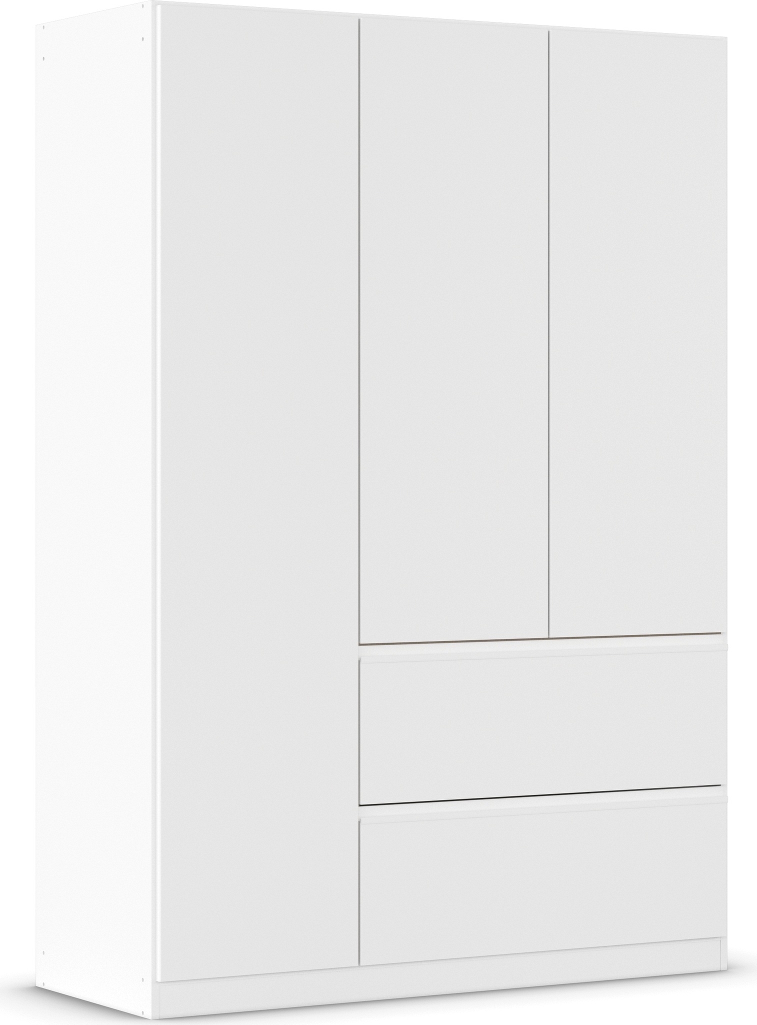 rauch Drehtürenschrank »Kleiderschrank Schrank Garderobe Wäscheschrank Schlafzimmer JOEL« in 3 verschiedenen Ausstattungen BASIC/CLASSIC/PREMIUM, mit zwei Schubladen, mit Push-to-Open Funktion MADE IN GERMANY