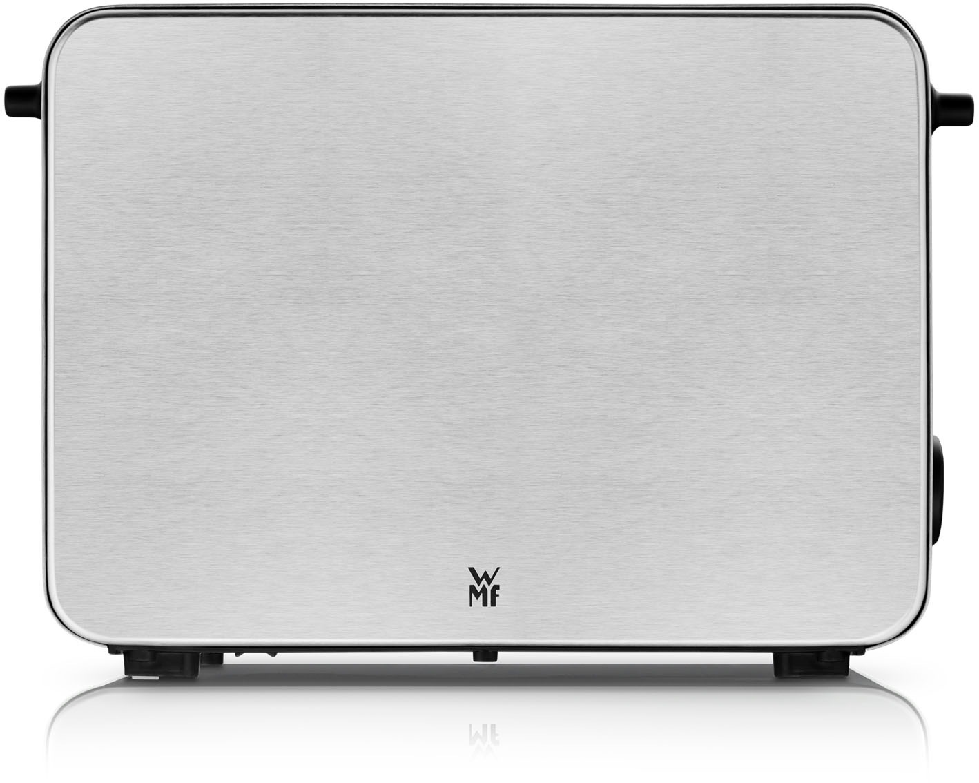WMF Toaster »Stelio Edition, 2-Schlitz-Toaster, Brötchenaufsatz, 7 Bräunungsstufen« 2 kurze Schlitze für 2 Scheiben 1050 W Brotzentrierung, Krümelschublade, seidenmattes Cromargan Gehäuse