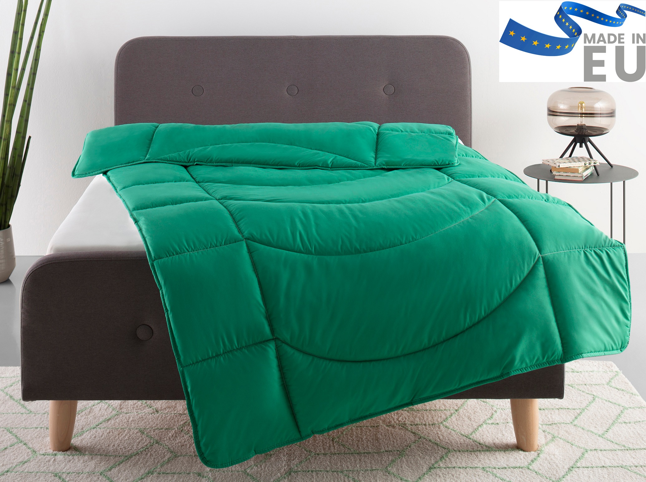 my home Microfaserbettdecke »Microlux, Bettdecke 135x200 cm, und Übergrößen bis 240x220cm« normal Füllung Feuchtigkeitsregulierende 3D Klimafaser (Polyester) 1 Stk. tlg. Bettdecken in 4 Farben, Sommer, Winter, 4 Jahreszeiten, Decke