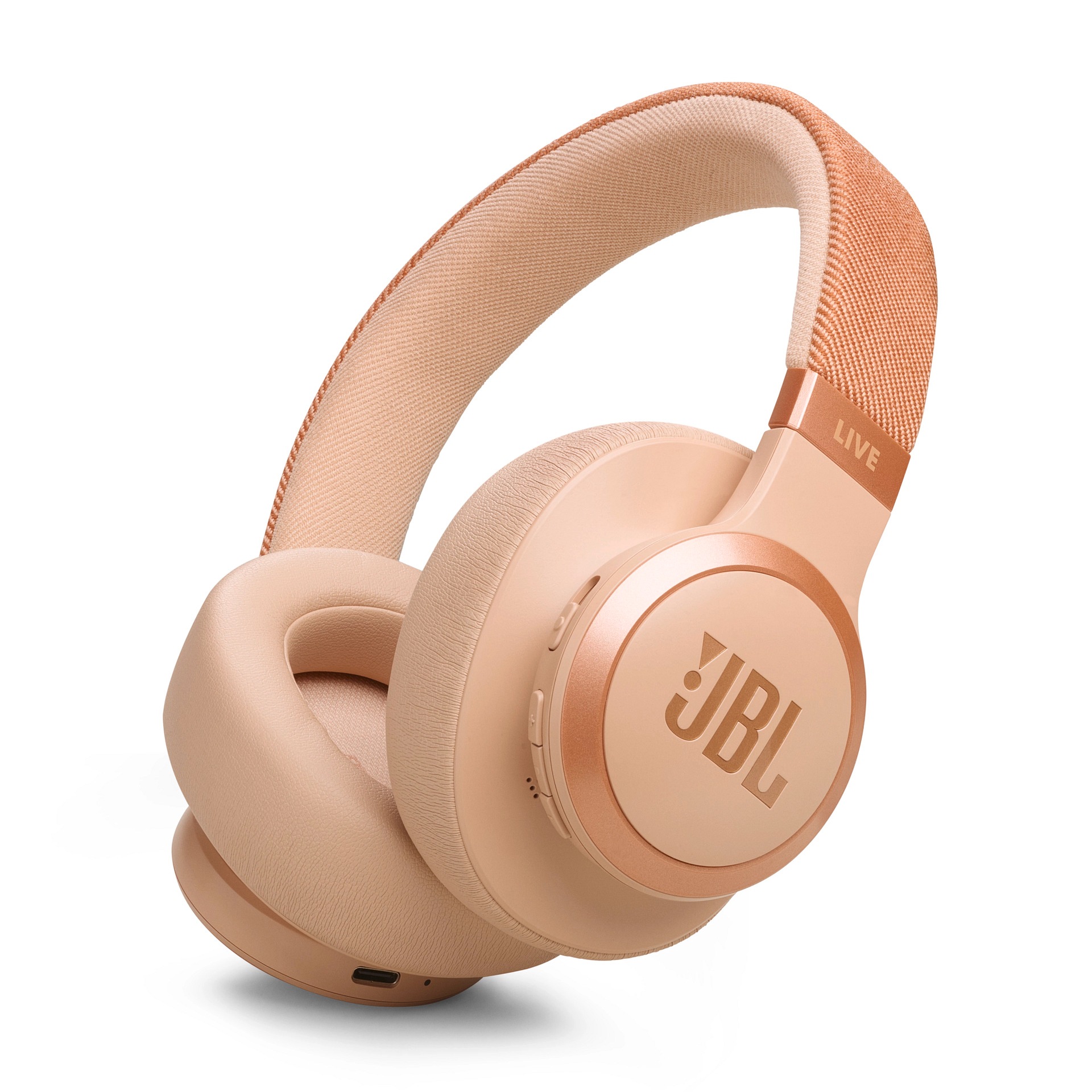 JBL Over-Ear-Kopfhörer »LIVE 770NC mit JBL Signature Sound und Surround Sound« Adaptive Noise-Cancelling Multi-Point-Verbindung Transparenzmodus Kabelloser Over-Ear-Kopfhörer mit True Adaptive Noise Cancelling