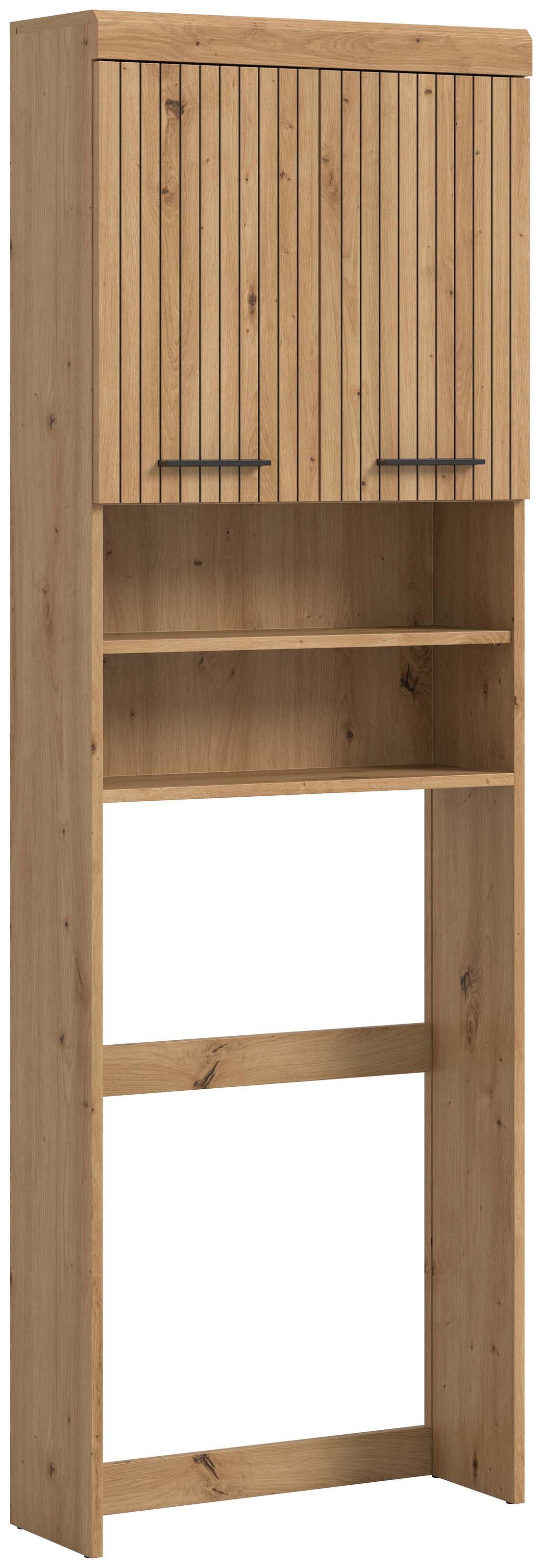 welltime Waschmaschinenumbauschrank 'SIENA, Breite 63cm, für Waschmaschine & Trockner, 2 Türen, MDF-Front' TOPSELLER, in verschiedenen Farben, Überbauschrank, Umbauschrank, Badschrank