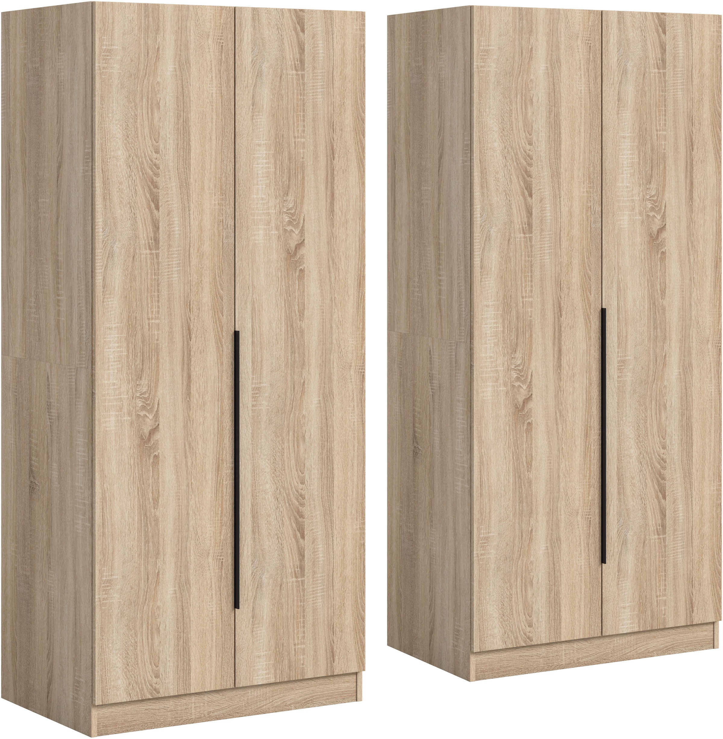 Home affaire Schrank-Set »Skarde moderner Kleiderschrank Schlafzimmerschrank Otto´s Choice« Set, wähle deine beste Schrank Kombination, 1 Stk. tlg. Skarde Kleiderschrank 160 cm, 2 Kleiderstangen und 2 Böden