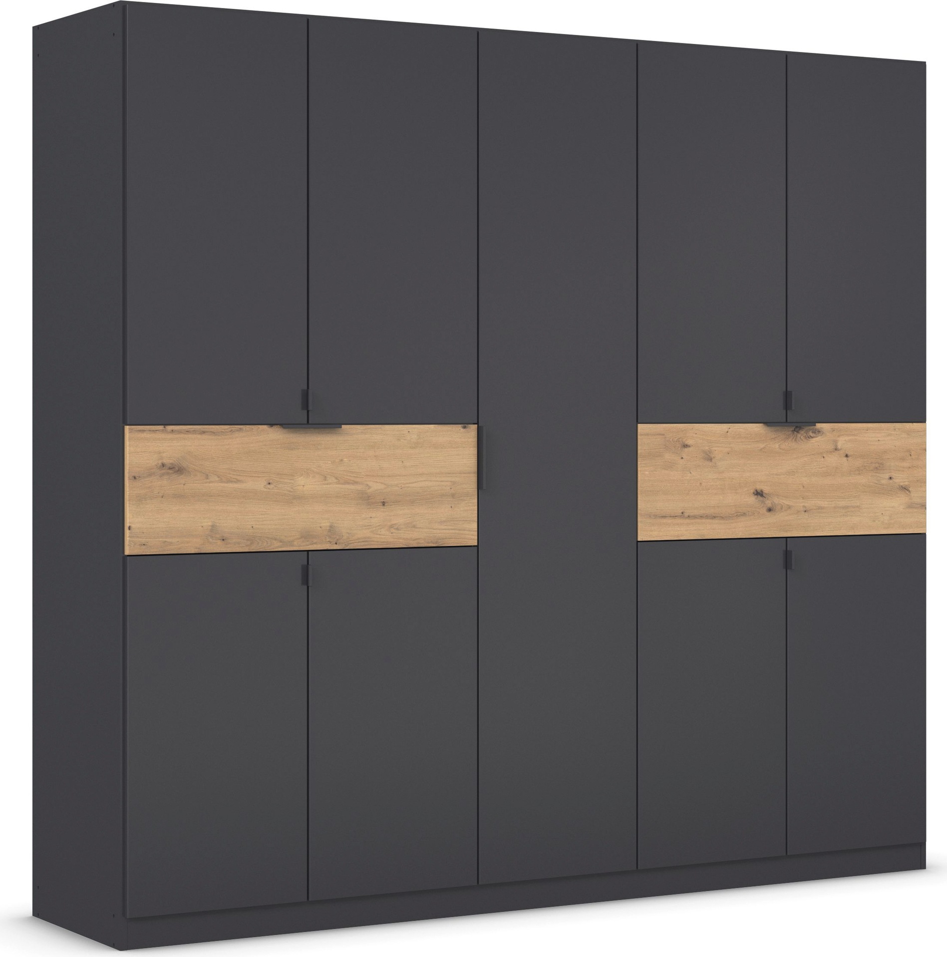 rauch Drehtürenschrank »Kleiderschrank Schrank Garderobe Wäscheschrank TICAO« Schubladen in der Höhe variabel positionierbar, mit 2 geräumigen Schubladen, viel Stauraum MADE IN GERMANY