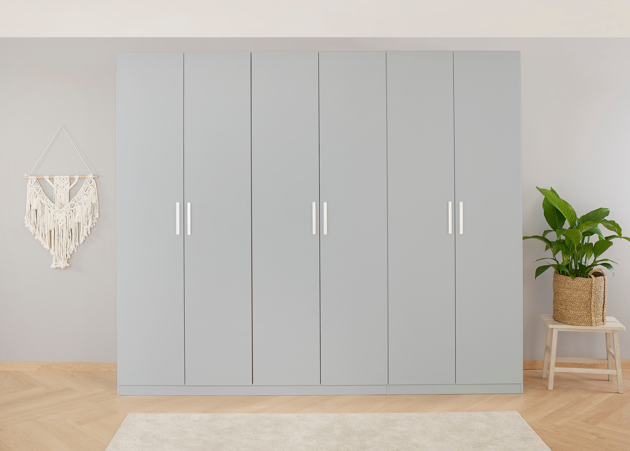 rauch Drehtürenschrank »Kleiderschrank Schrank Garderobe KOLUNA mit Dekor-Front« Breiten 181/226/271/315 cm Höhen 210/229 cm, inkl. 2 Innenschubladen sowie extra Einlegeböden MADE IN GERMANY