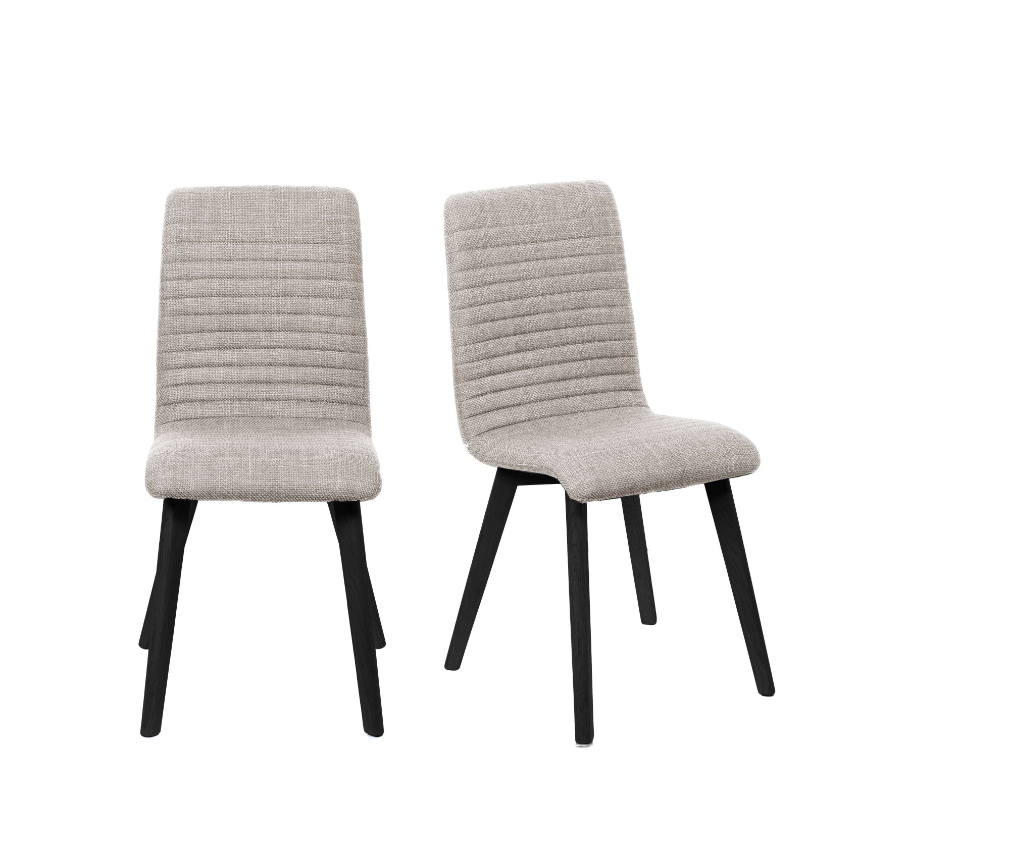 Home affaire Essgruppe »Arosa Sitzgruppe für Küchen, Esstisch mit 4 Polsterstühlen, 5-tlg« Set, 5-tlg, 5 Stk. tlg. Stuhlbeine in Eiche Natur oder Buche Schwarz, Tisch 180 cm, U-Gestell