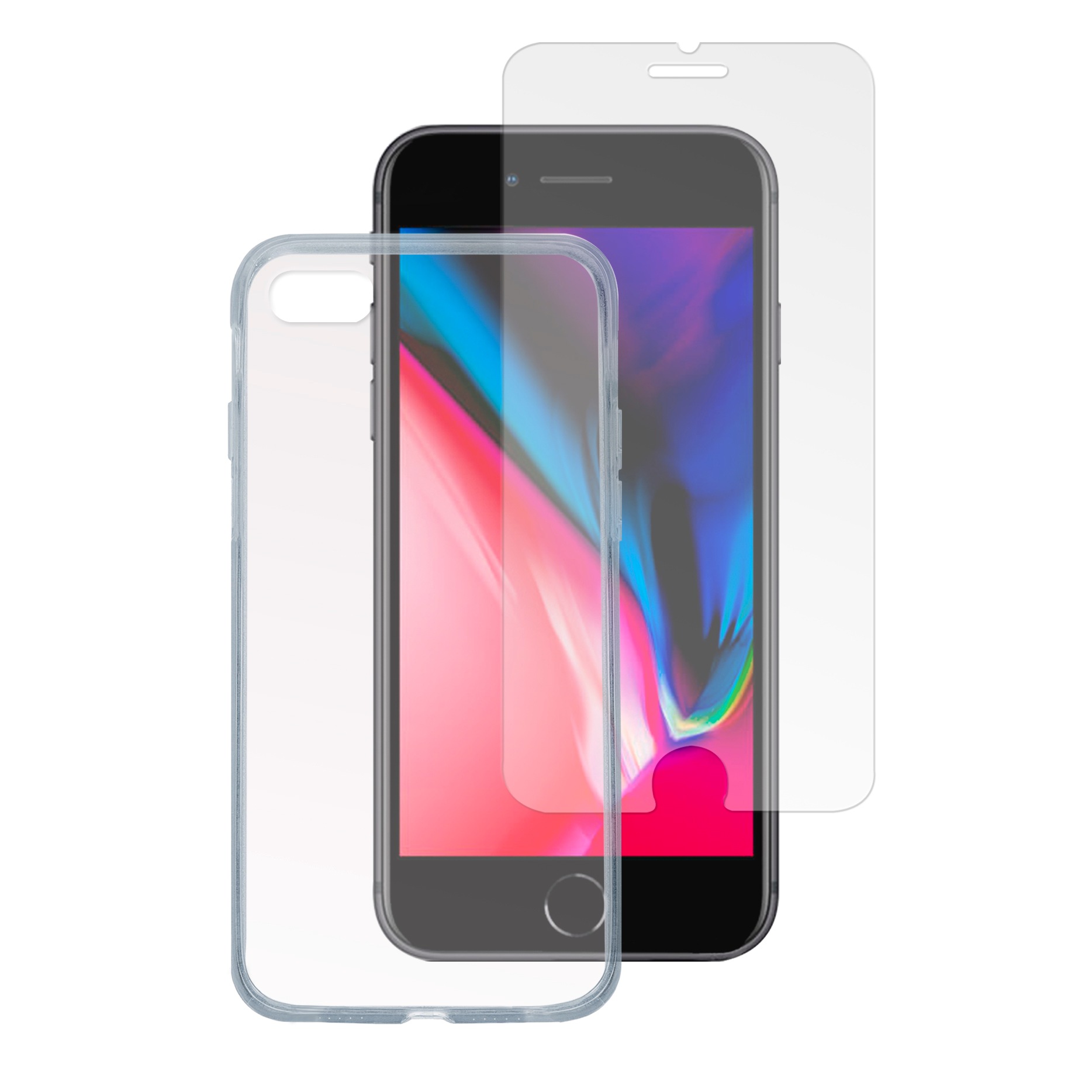 4smarts Handyhülle »X-Pro 360° Protection für Apple iPhone 7/8/SE 20/SE 22« Apple iPhone 7/8/SE 2020/SE 2022 Backcover, Schutzhülle, Handyschutzhülle, Case, Schutzcase, stoßfest