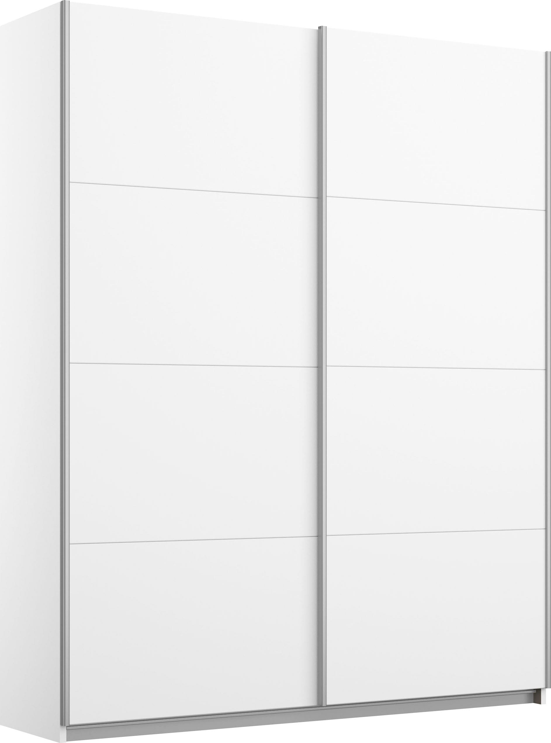 INOSIGN BY RAUCH Schwebetürenschrank »Kleiderschrank Schrank Garderobe Schlafzimmerschrank THANOS« in 3 verschiedenen Ausstattungen BASIC/CLASSIC/PREMIUM, Optional mit Spiegel, Metall-Griffleisten alufarben MADE IN GERMANY