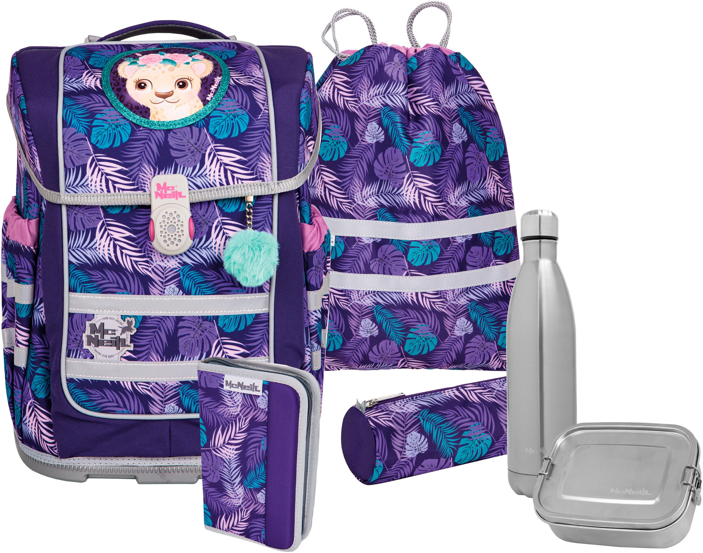 McNeill Schulranzen »Ergo Compacto, Dschungel«...