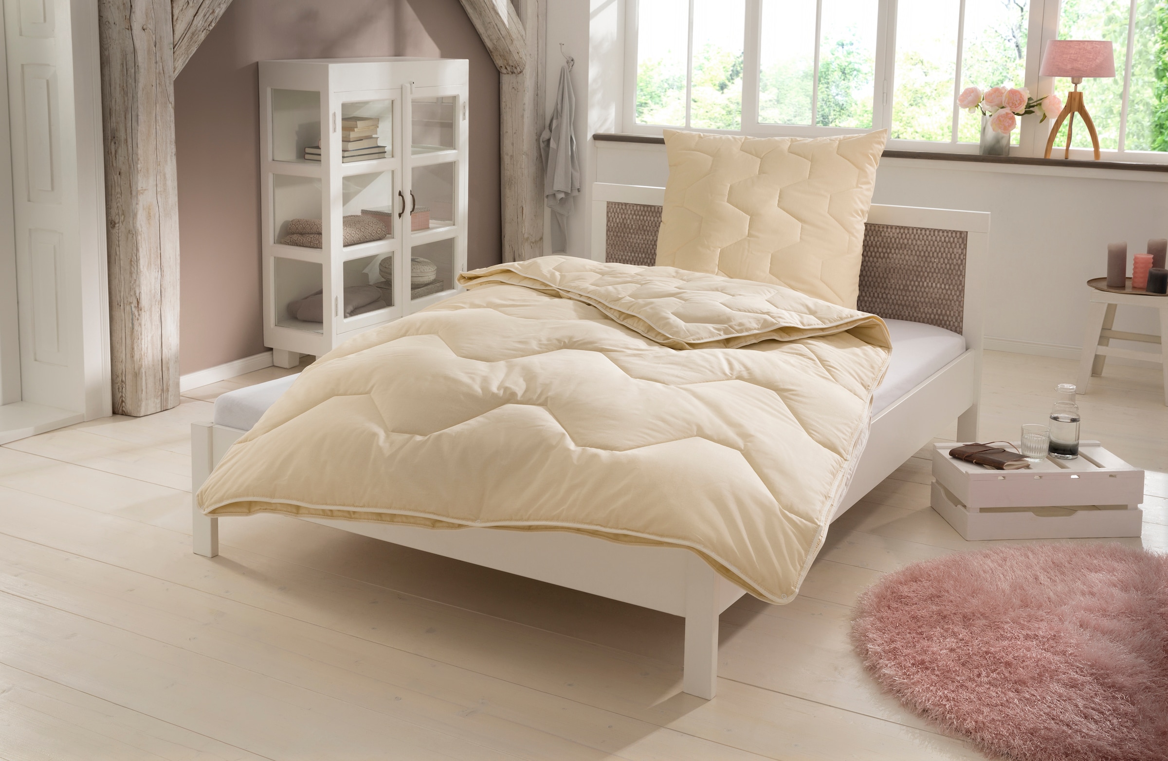 Älgdröm Naturfaserbettdecke »Baumwolle 60 °C, Bettdecke...