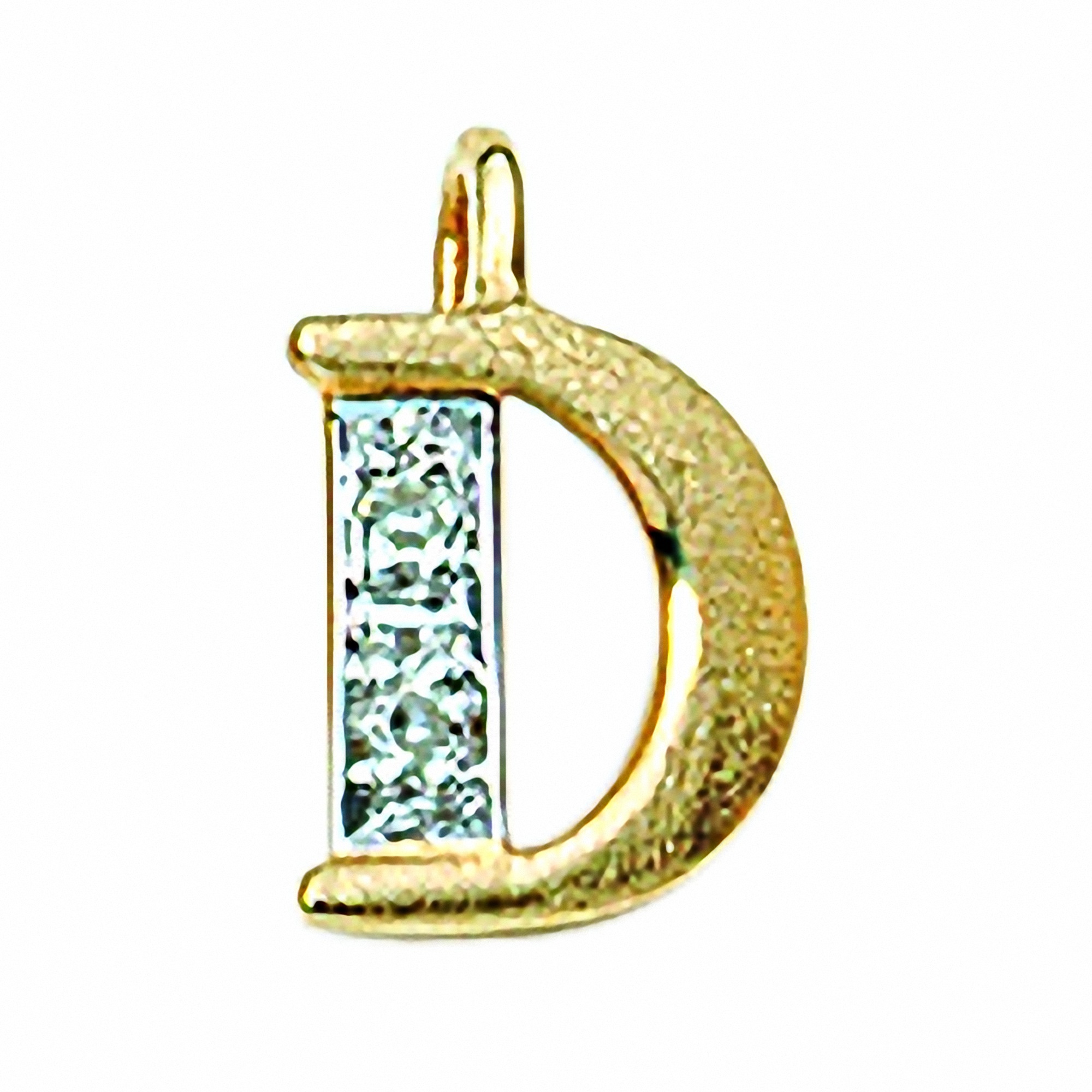 Adelia´s Namenskette 'Adelias Halskette - Namenskette mit Buchstabenanhänger D mit Diamant aus 585 Gold Halskette - Namenskette mit Buchstabenanhänger D mit Diamant aus 585 Gold'