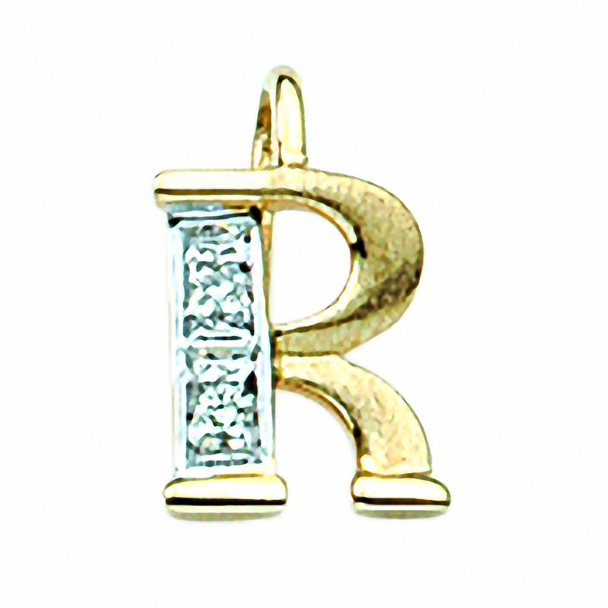Adelia´s Namenskette 'Adelias Halskette - Namenskette mit Buchstabenanhänger R mit Diamant aus 585 Gold Halskette - Namenskette mit Buchstabenanhänger R mit Diamant aus 585 Gold'