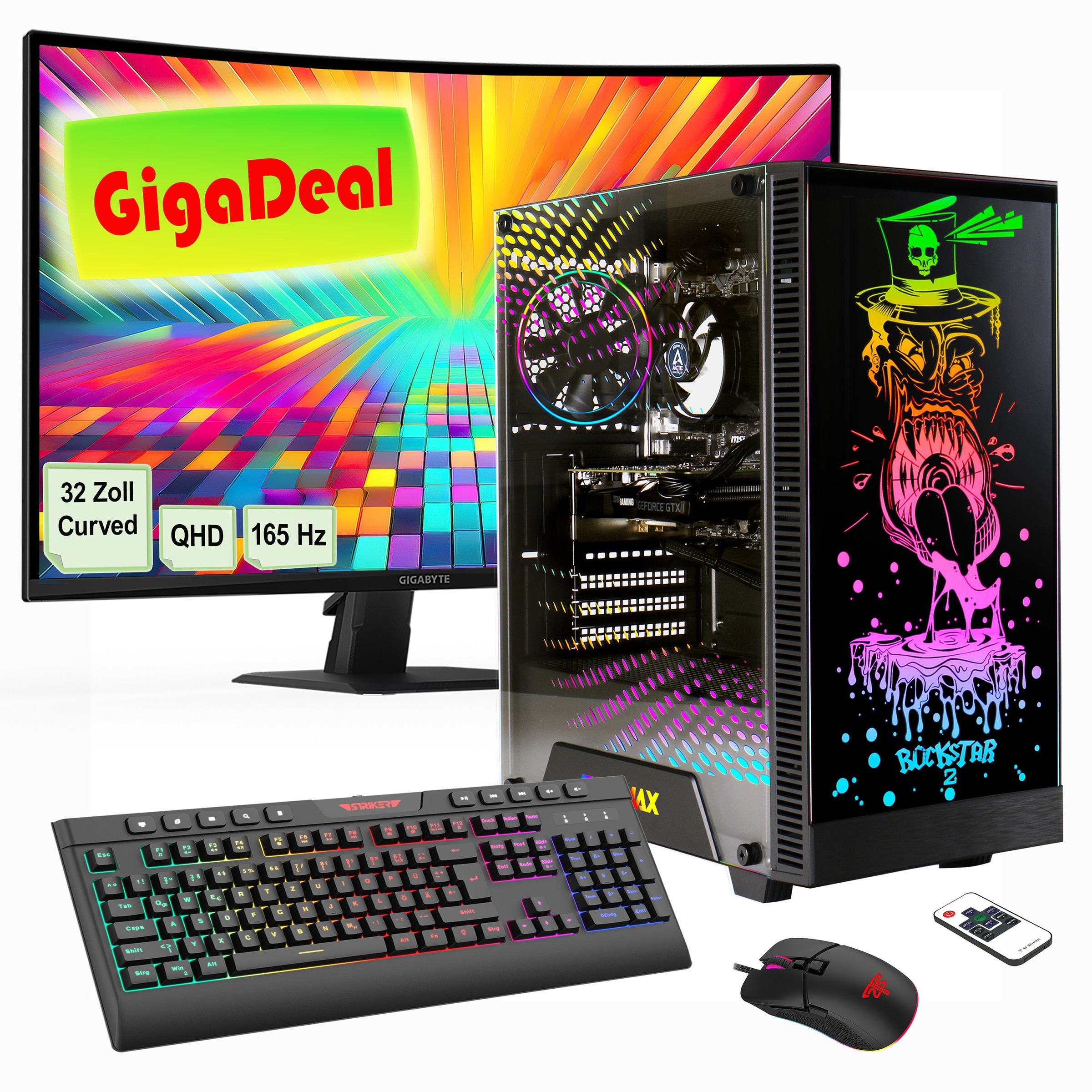 GAMEMAX PC-Komplettsystem »GigaDeal Rockstar 2561 AMD...
