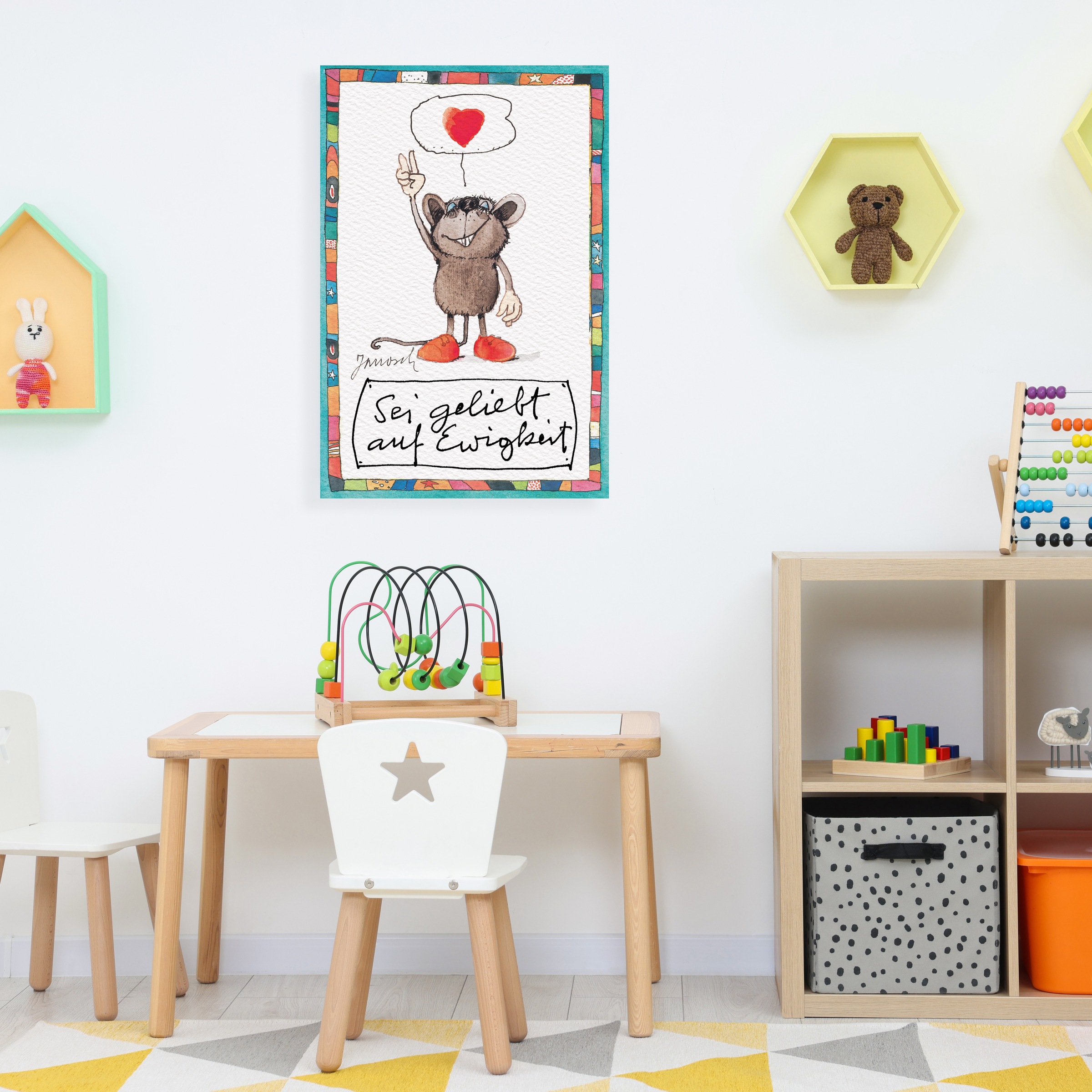 LuckyLinde Leinwandbild »Sei geliebt auf Ewigkeit«...