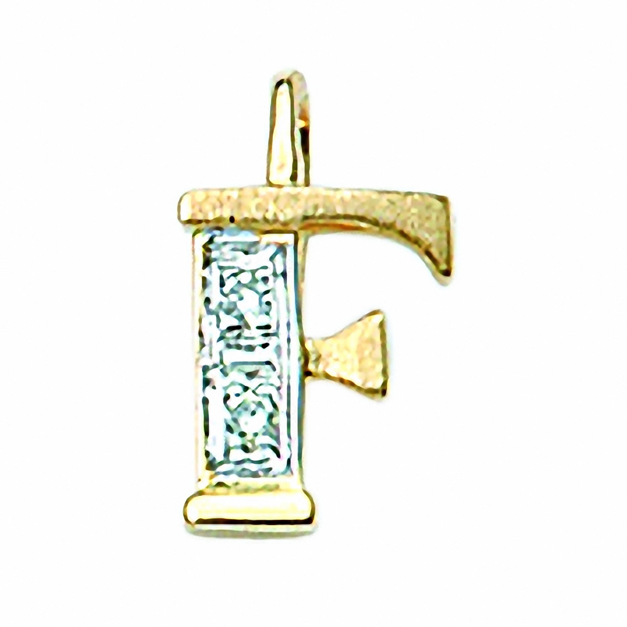 Adelia´s Namenskette 'Adelias Halskette - Namenskette mit Buchstabenanhänger F mit Diamant aus 585 Gold Halskette - Namenskette mit Buchstabenanhänger F mit Diamant aus 585 Gold'