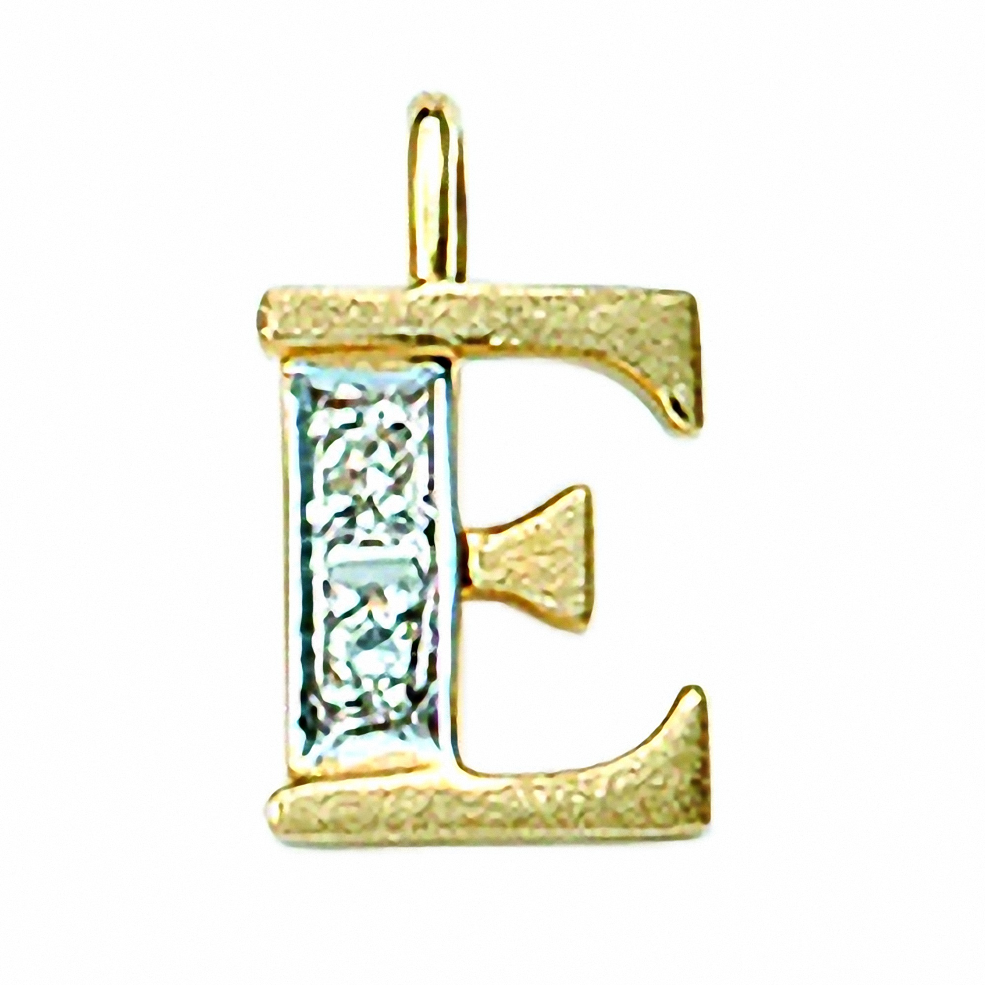 Adelia´s Namenskette 'Adelias Halskette - Namenskette mit Buchstabenanhänger E mit Diamant aus 585 Gold Halskette - Namenskette mit Buchstabenanhänger E mit Diamant aus 585 Gold'