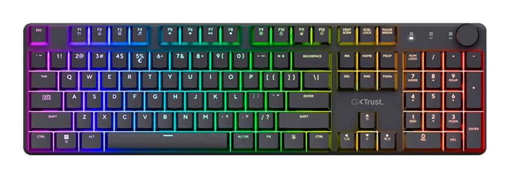 Trust Gaming-Tastatur »GXT 868 Torix« (Anpassbare Höhe...
