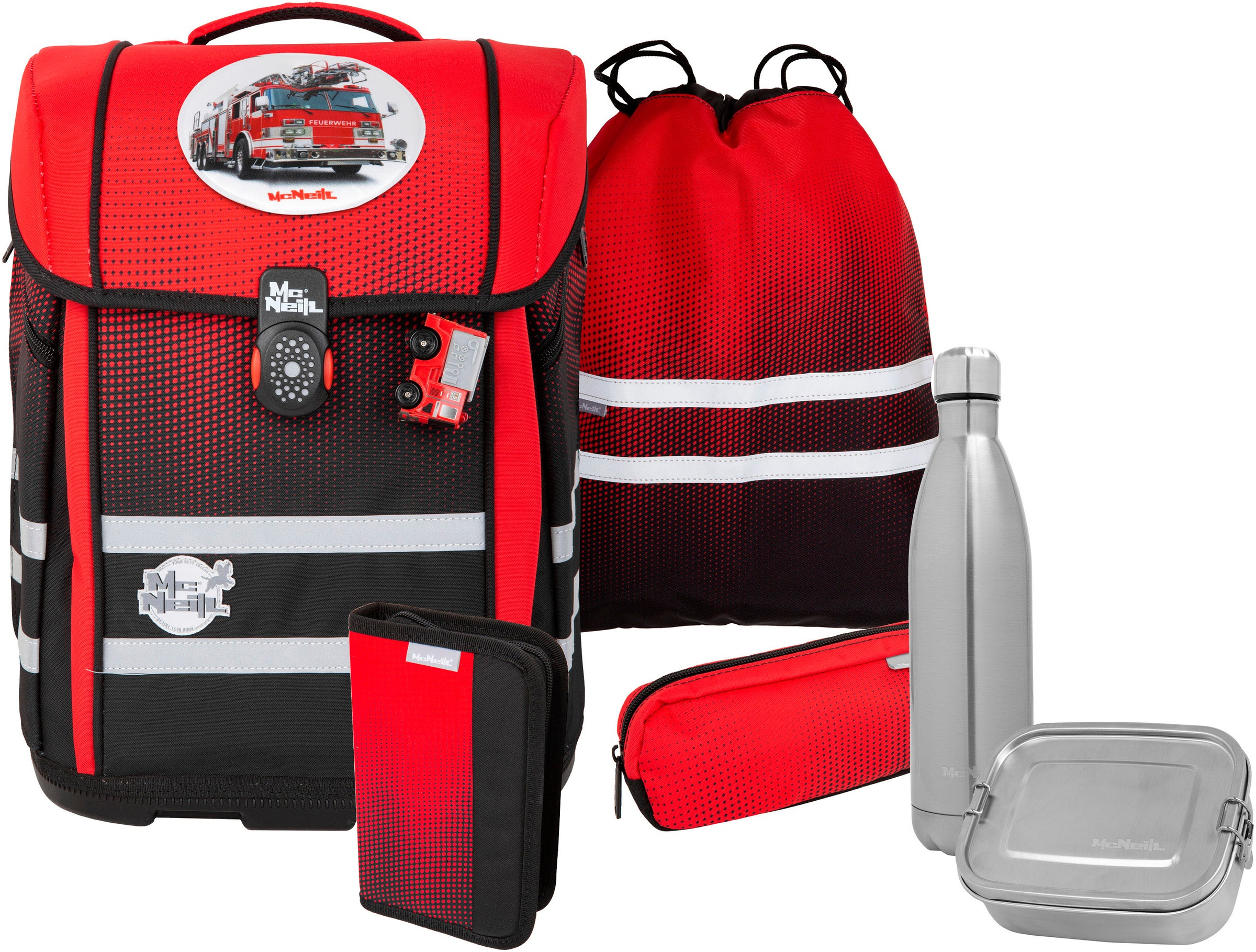 McNeill Schulranzen »Perfecto, Gradient Cranberry«...