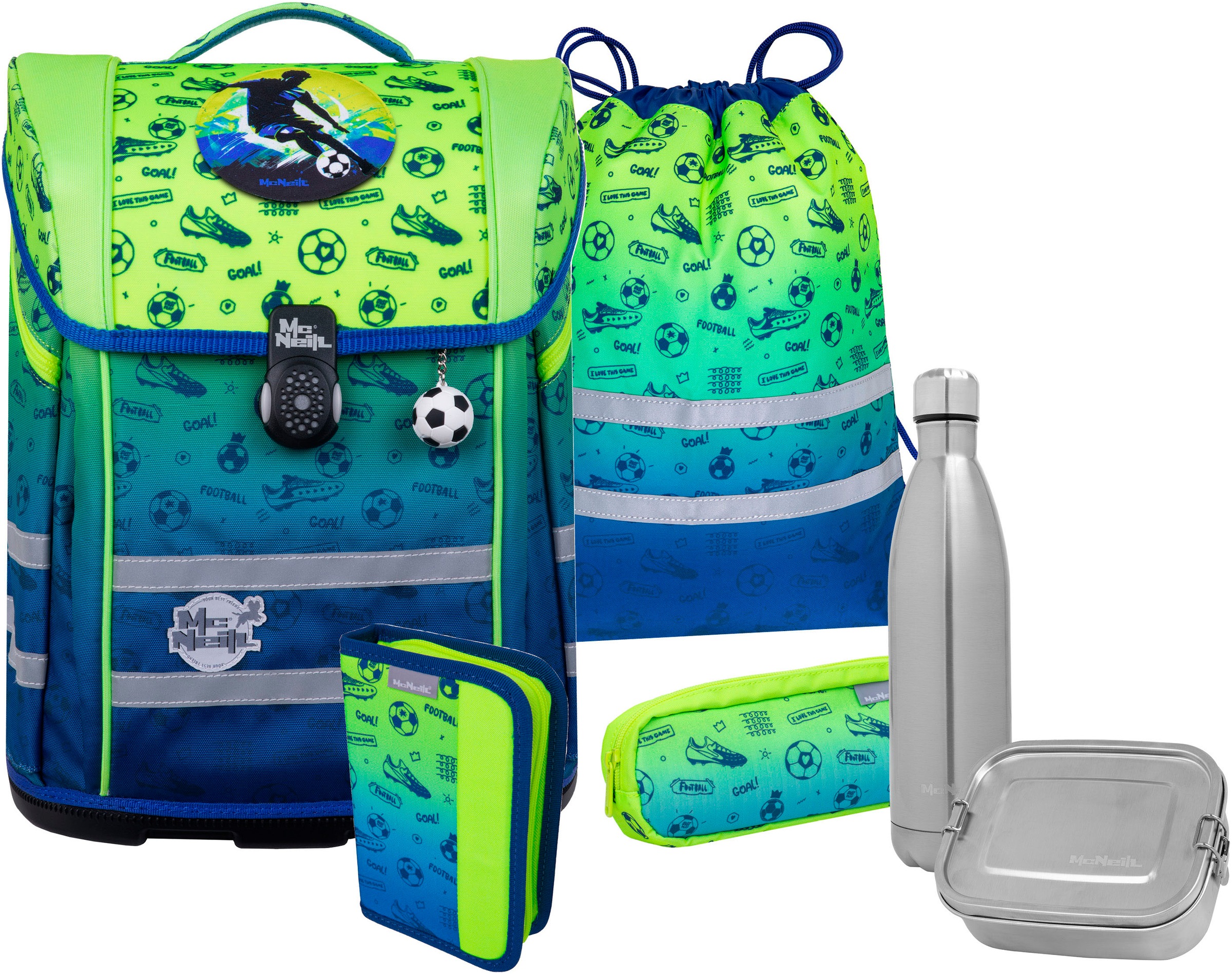 McNeill Schulranzen »Perfecto, Football 2T«...