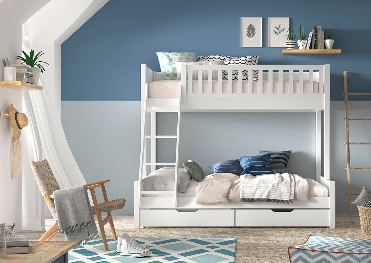 Vipack Etagenbett »Scott, Kiefer massiv, stabil gebaut,...