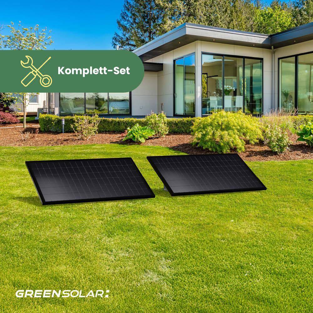 Balkonkraftwerk Boden M - Komplett-Set (900W)
