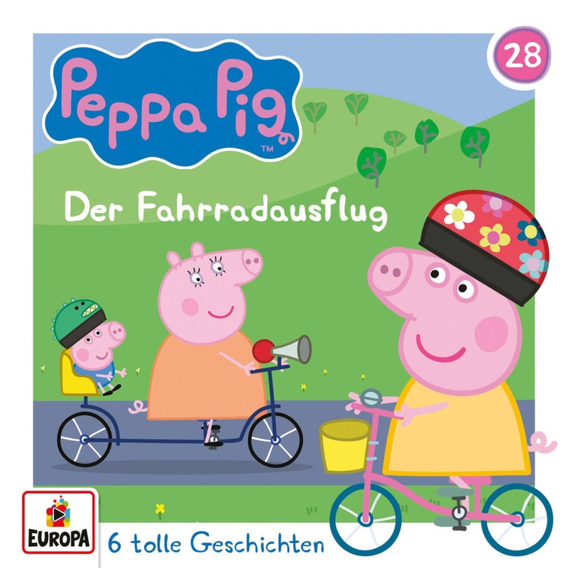 Peppa Pig Hörspiele - 28 - Folge 28: Der Fahrradausflug (und 5 weitere Geschichten) - Neville Astley, Mark Baker (Hörbuch-Download)