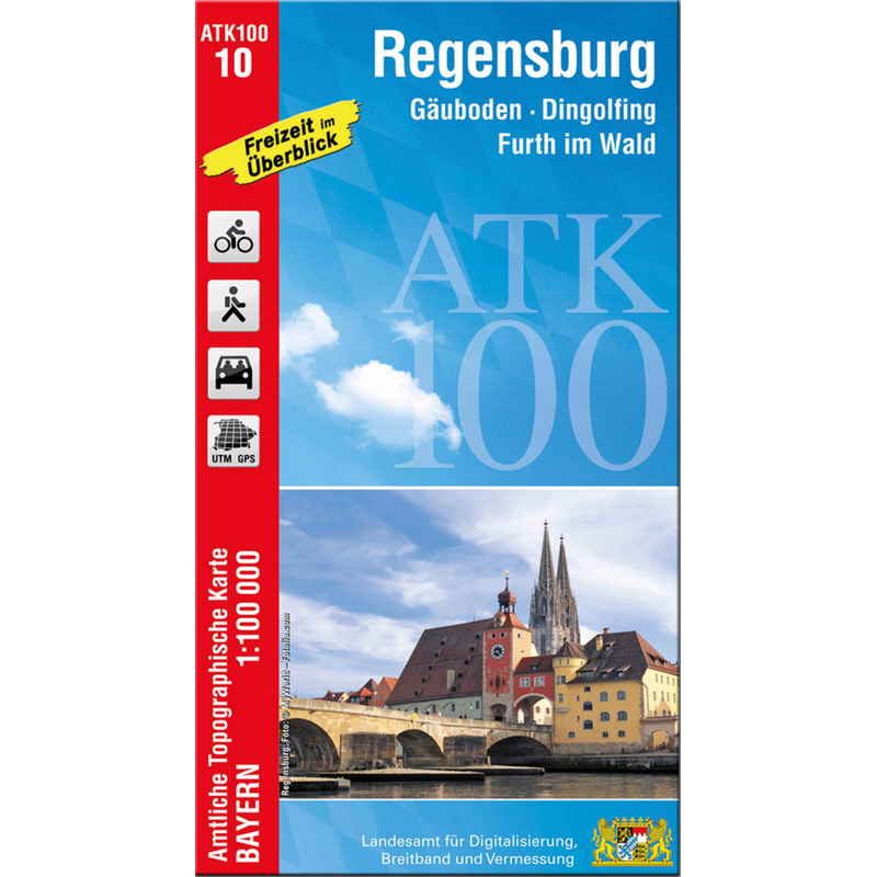 Regensburg, Karte (im Sinne von Landkarte)