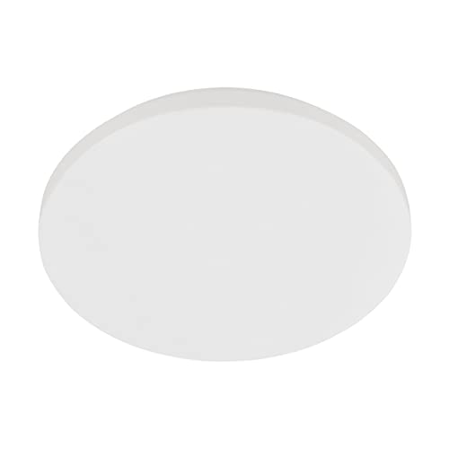 EGLO Deckenlampe Pogliola, Ø 31 cm, LED Deckenleuchte, Wohnzimmerlampe aus Stahl und Kunststoff, Lampe weiß, Kinderzimmerlampe, Küchenlampe, Bürolampe, Flurlampe Decke