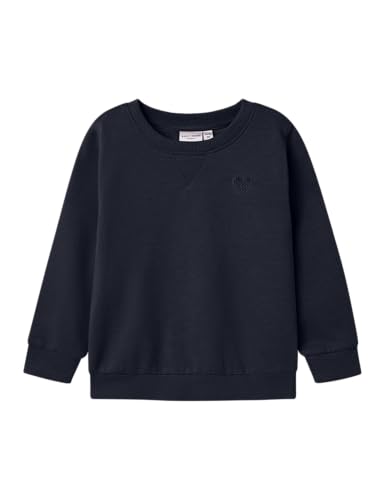 NAME IT Mädchen Nmfvima Ls Sweat Bru Noos, Dark Sapphire, 92