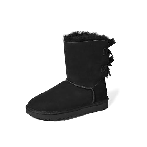 UGG Damen BAILEY BOW II Classic Boot, Black, 39 EU