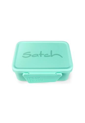 satch Edelstahl Brotdosen Set Brotzeitdose für Schulkinder, Mint