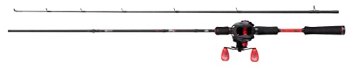 Abu Garcia MAX X Casting Rod and Baitcast Rollen Combo - Raubfischangel-Setup für Hecht, Barsch, Zander