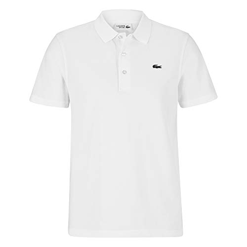 Lacoste Herren Sport, Poloshirt L1230-00, Einfarbig, Gr. Medium (Herstellergröße: 48)(T4), Weiß (001 BLANC)