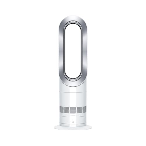 Dyson Hot+Cool Jet Focus AM09 - High Performance Cooling Fan and Fan Heater (White/Silver)