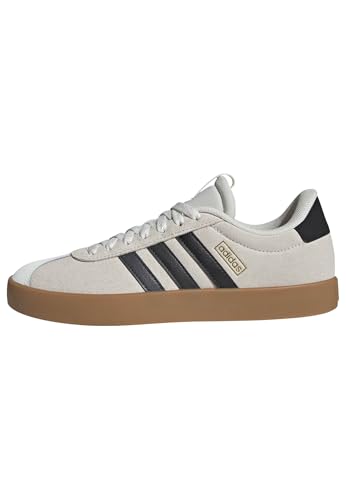 adidas Damen VL Court 3.0 Shoes, Off White/Grey Six/Gold Metallic, 40 2/3 EU