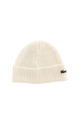 Lacoste Unisex Knitted Cap Beanie-Mütze, Mehl, Einheitsgre