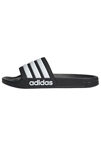 adidas CORE Herren Badeschlappen Adilette Shower CBLACK/FTWWHT/CBLACK 44.5