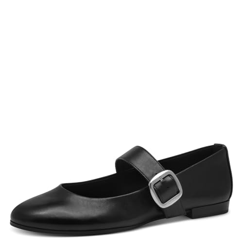 Tamaris Ballerina Damen Elegant schwarz,EU 38