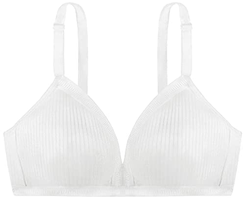 Dorina Damen Bügelloser Soft-BH Tiffany D1285A, Einfarbig, Gr. 75C, Weiß (Weiß (White A00) A00)