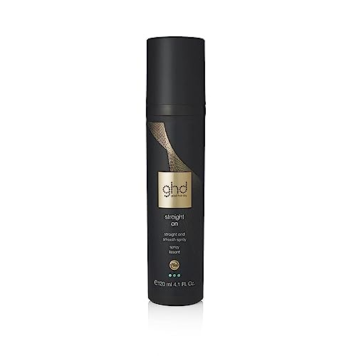ghd Straight On Smooth Spray - Unsichtbar & Leicht mit Hitzeschutz für ein Glattes Finish & Gesunde Haare, Schützt, Stärkt & Glättet - Für Alle Haartypen - 120 ml