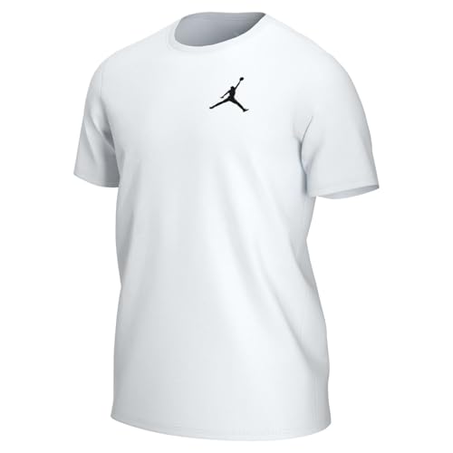 Nike Jumpman Emb Crew T-Shirt White/Black