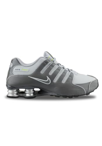 NIKE Shox Nz 378341-009, Herren Sportschuhe, Grau (Dark Grey/Dark Grey-Wolf Grey-Volt-Black-Metallic Silver), EU 45.5